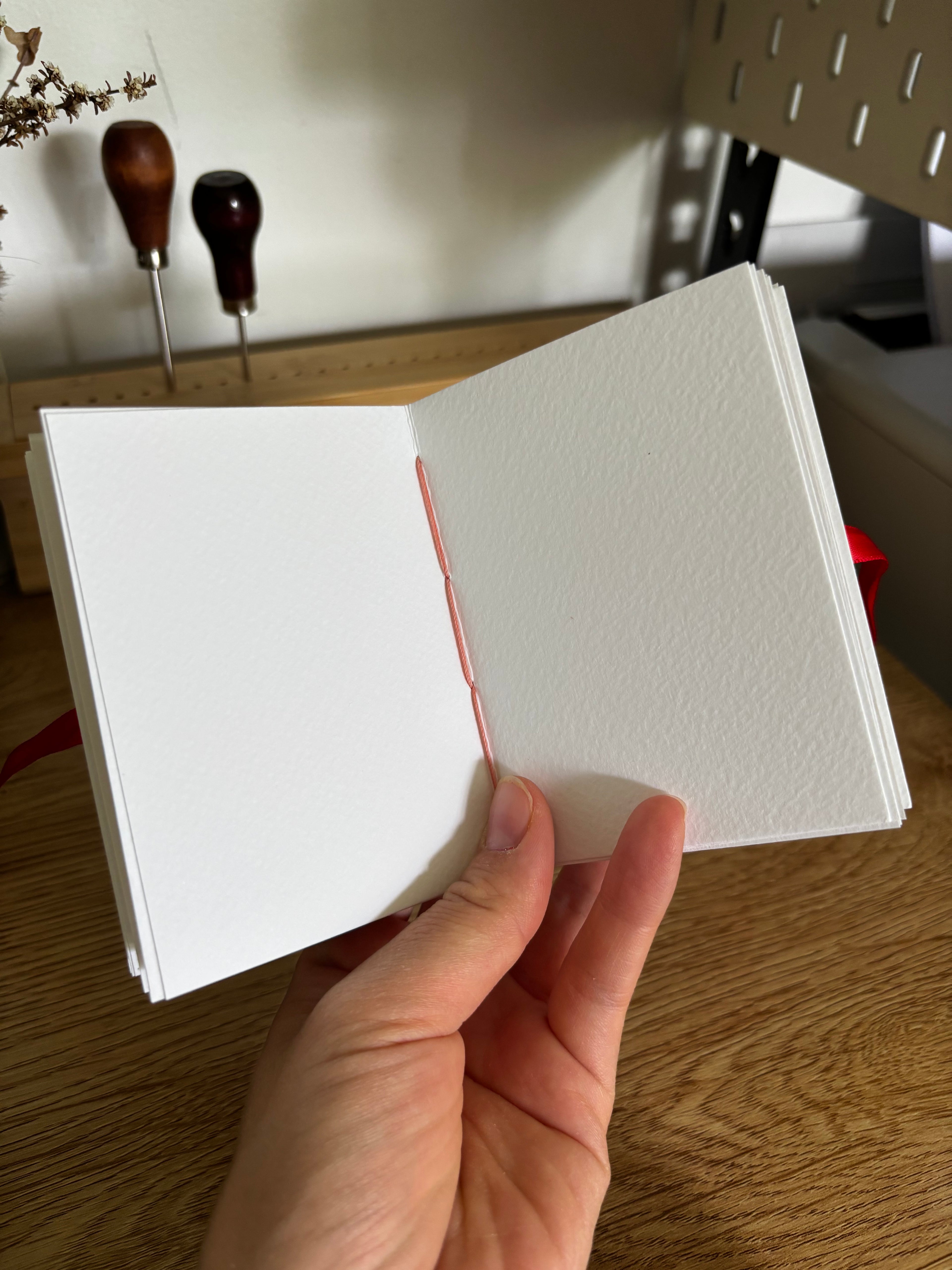 Mini mixed media sketchbook