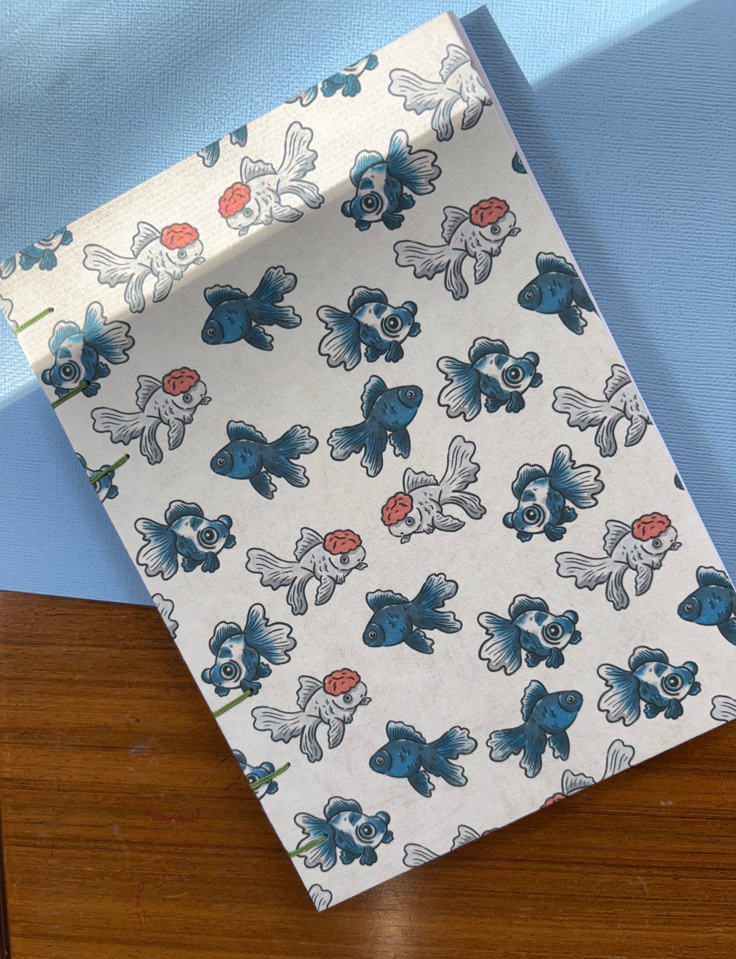 Handmade Goldfish Notebook