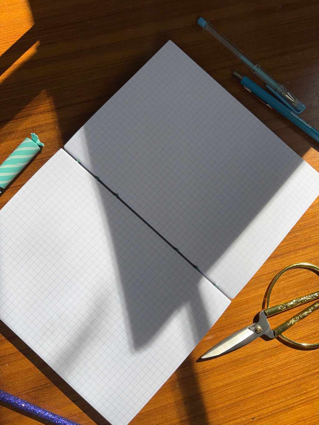 Handmade Egret Notebook