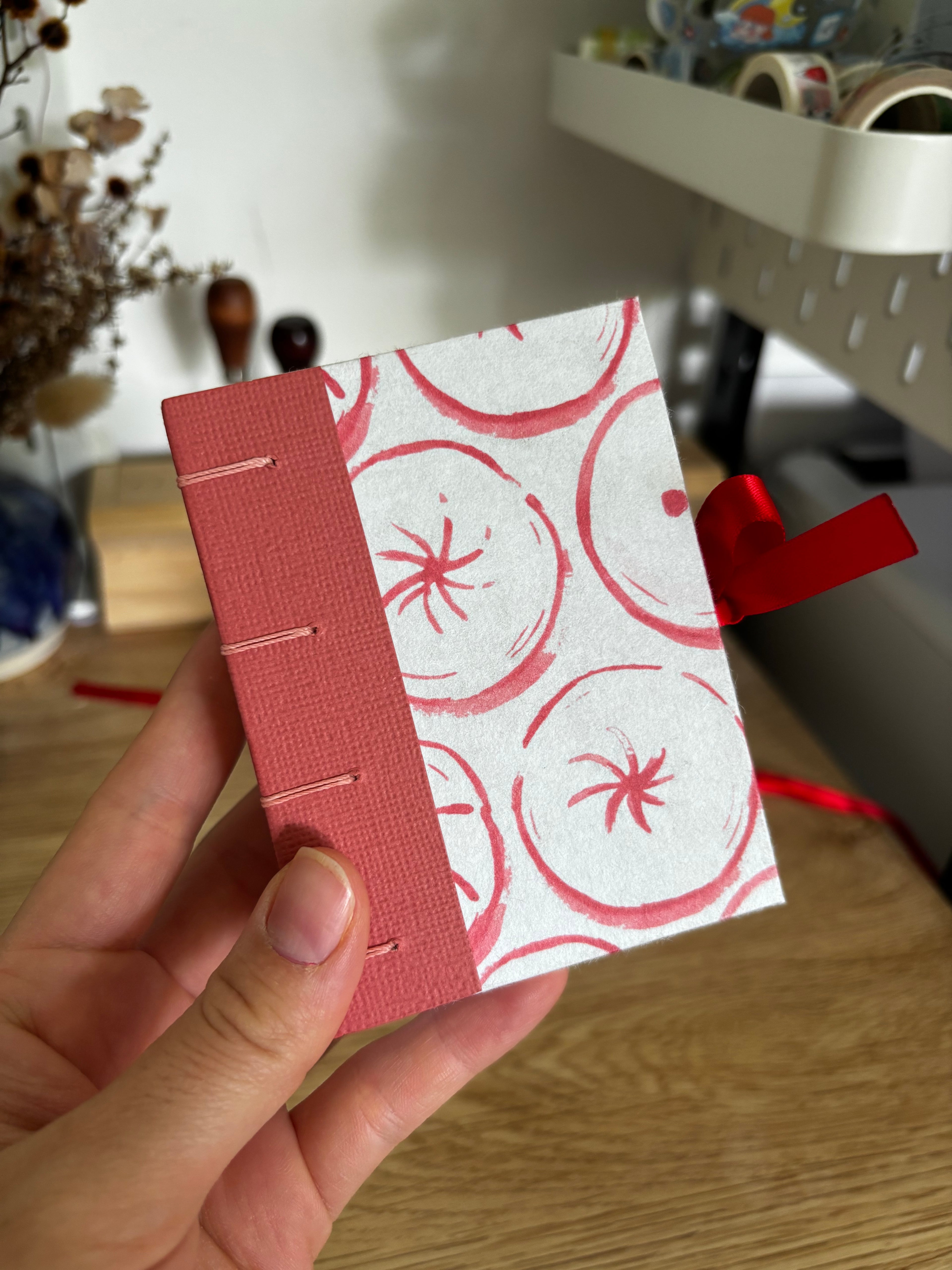 Mini mixed media sketchbook