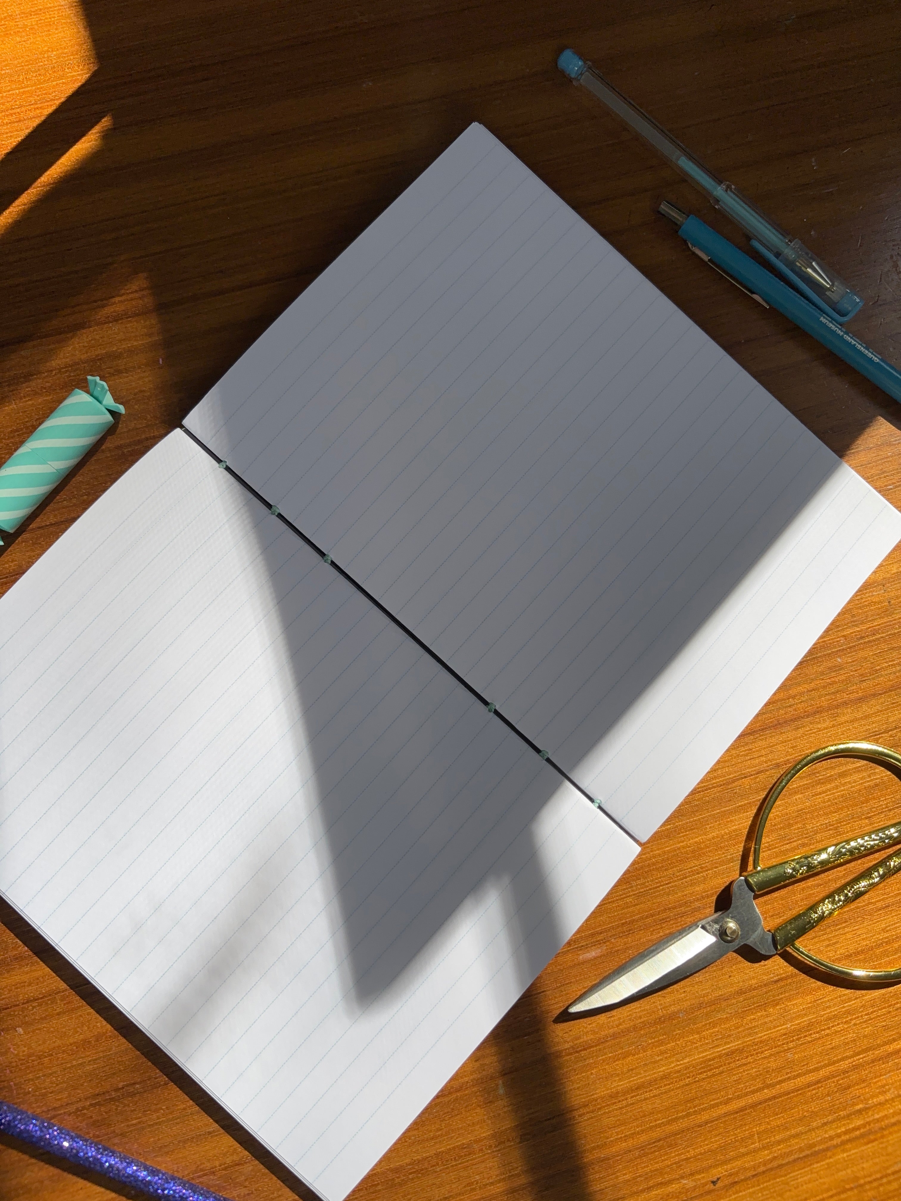 Handmade Egret Notebook