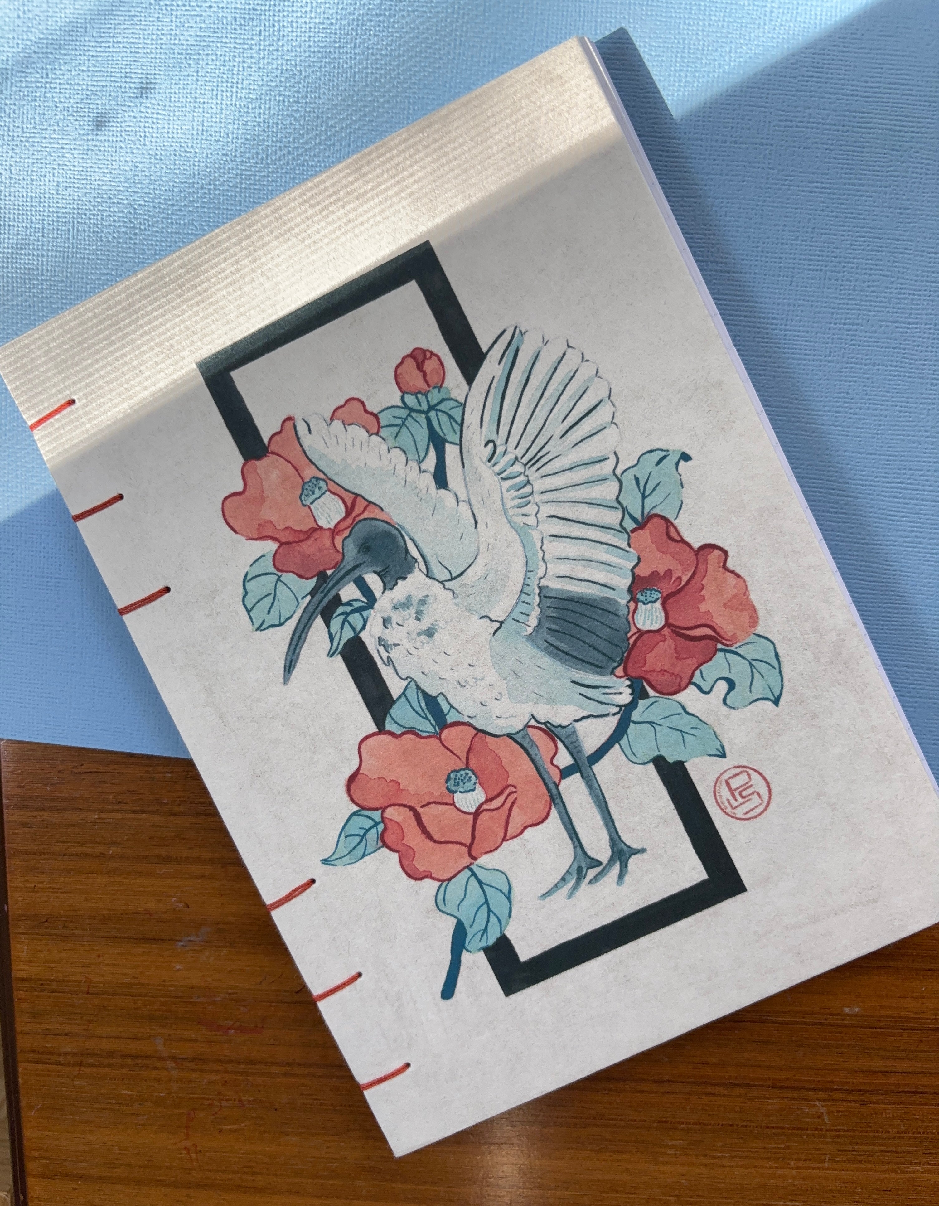 Handmade Ibis Notebook