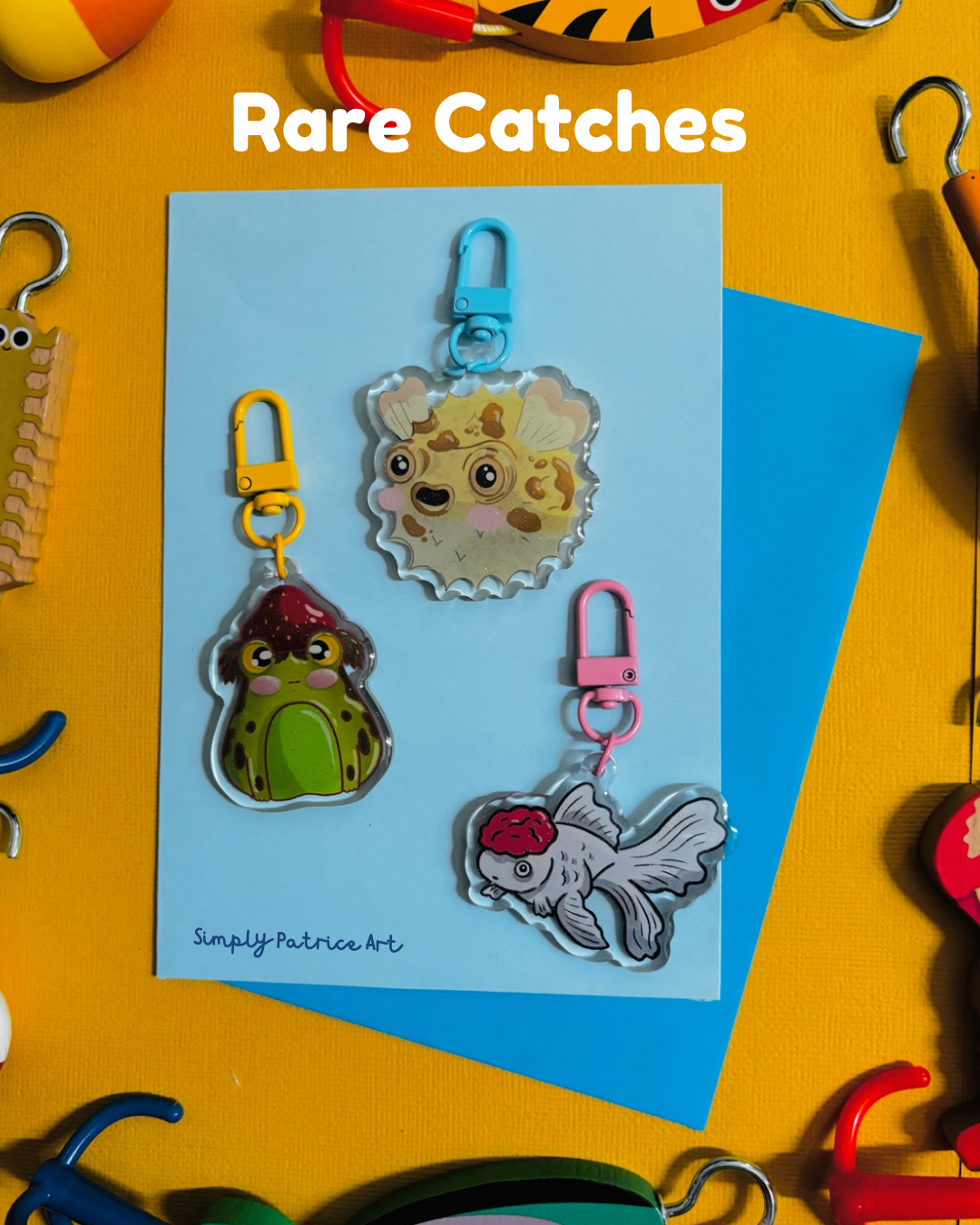 Mystery Fish Keychain