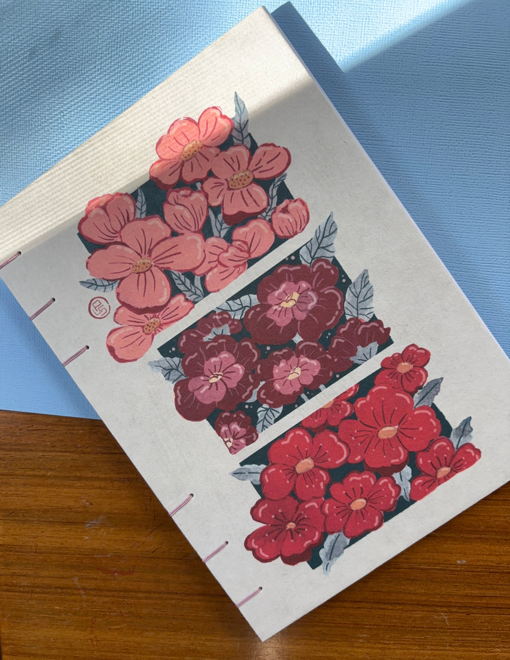 Handmade Flower Notebook