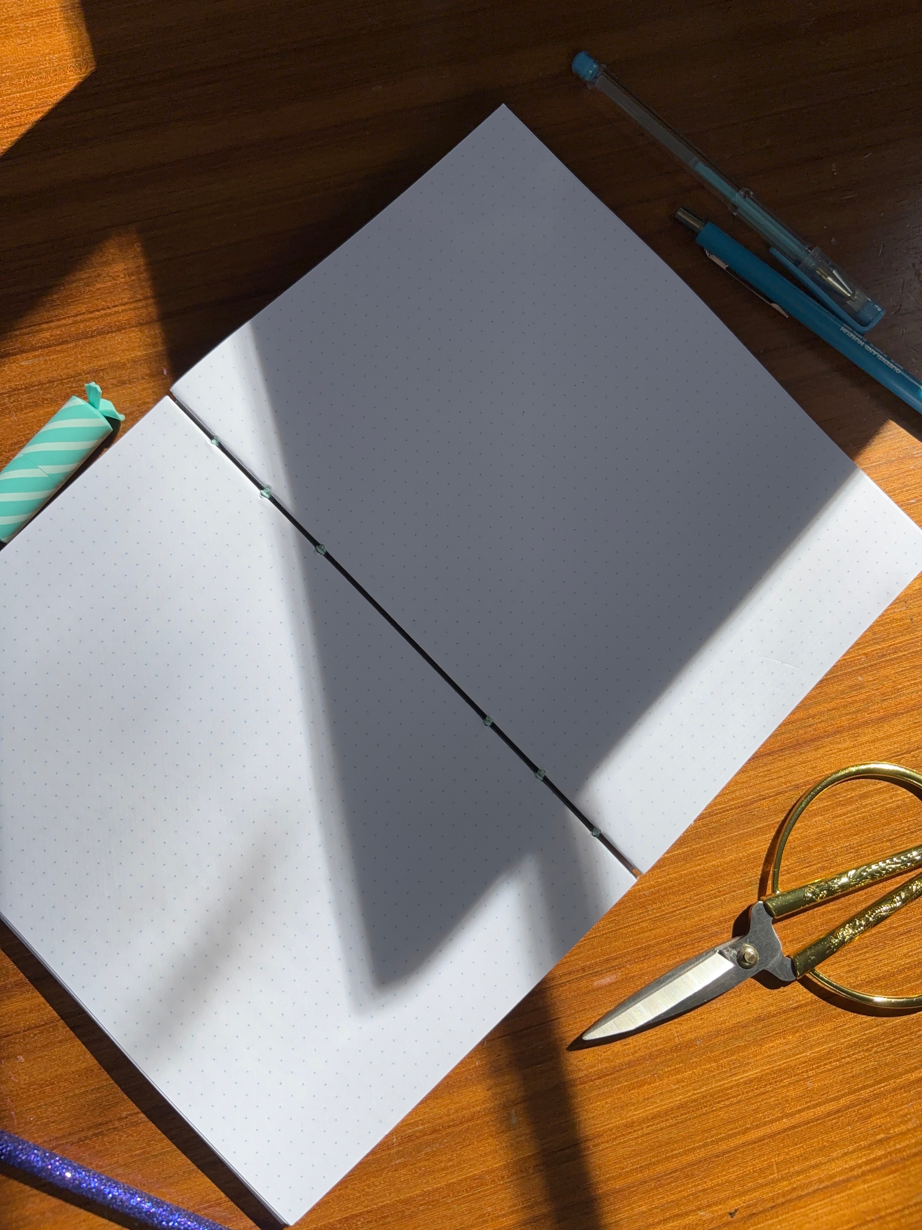 Handmade Egret Notebook