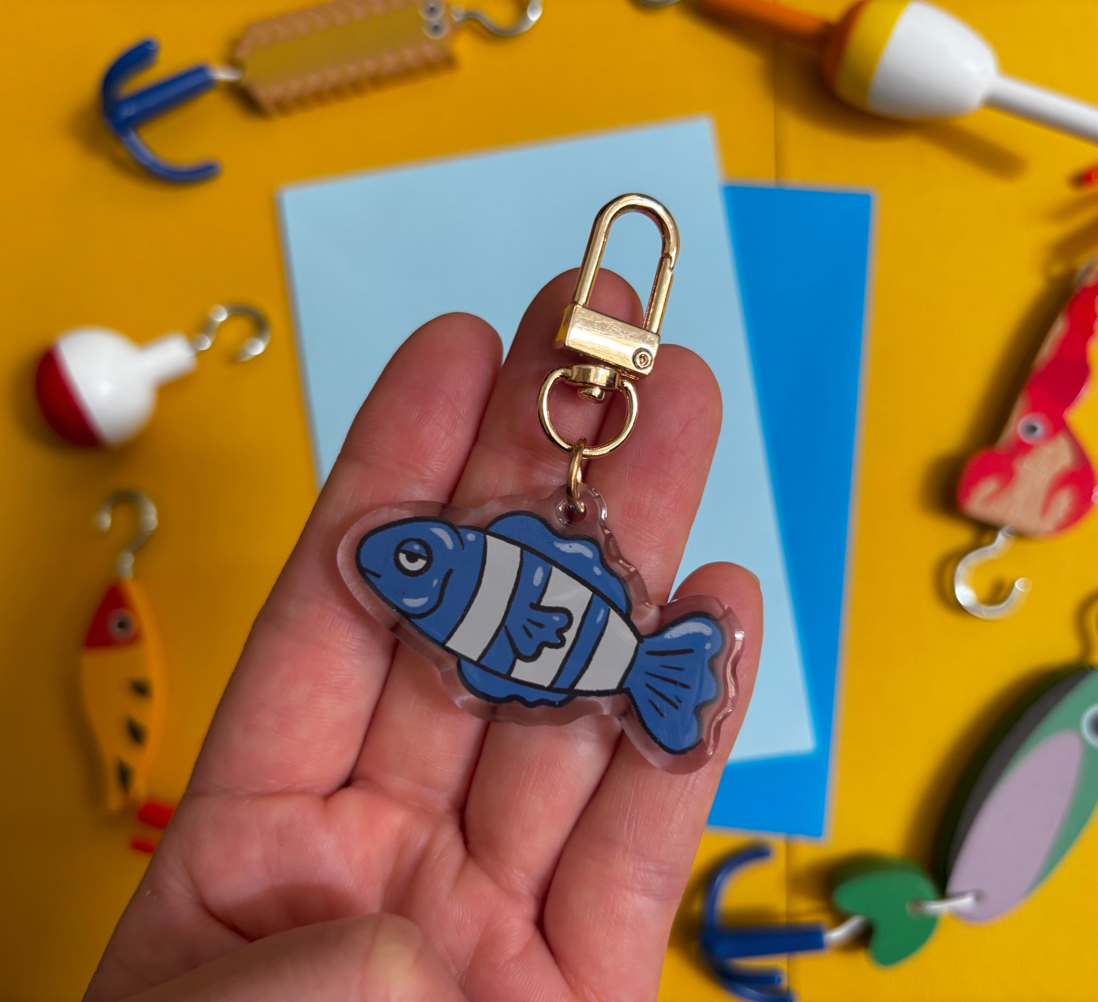 Mystery Fish Keychain