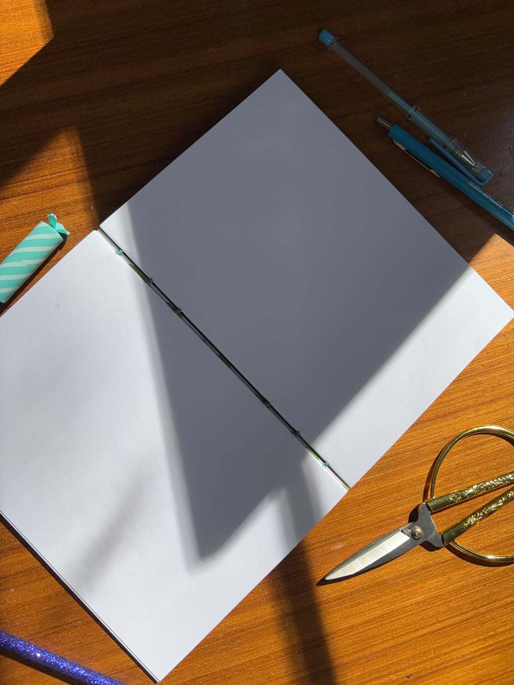 Handmade Egret Notebook