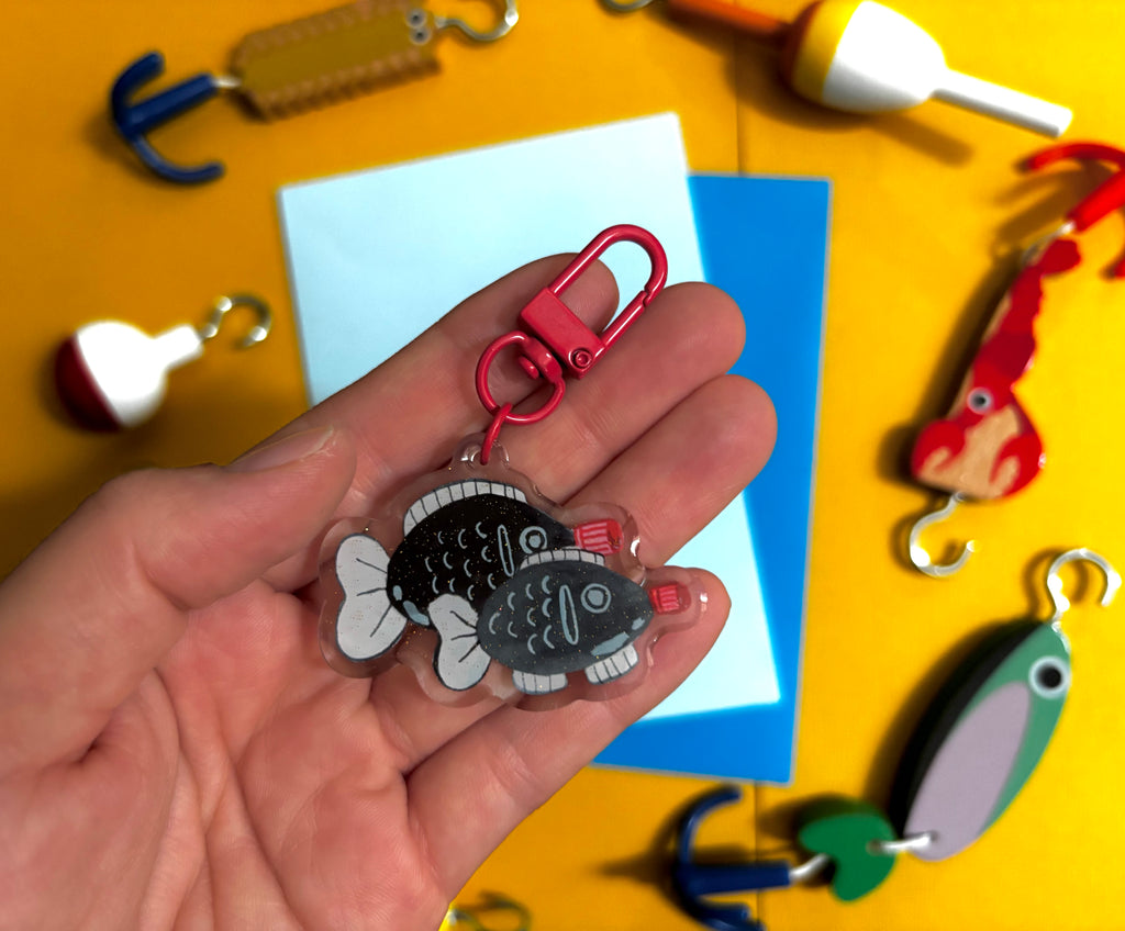 Mystery Fish Keychain