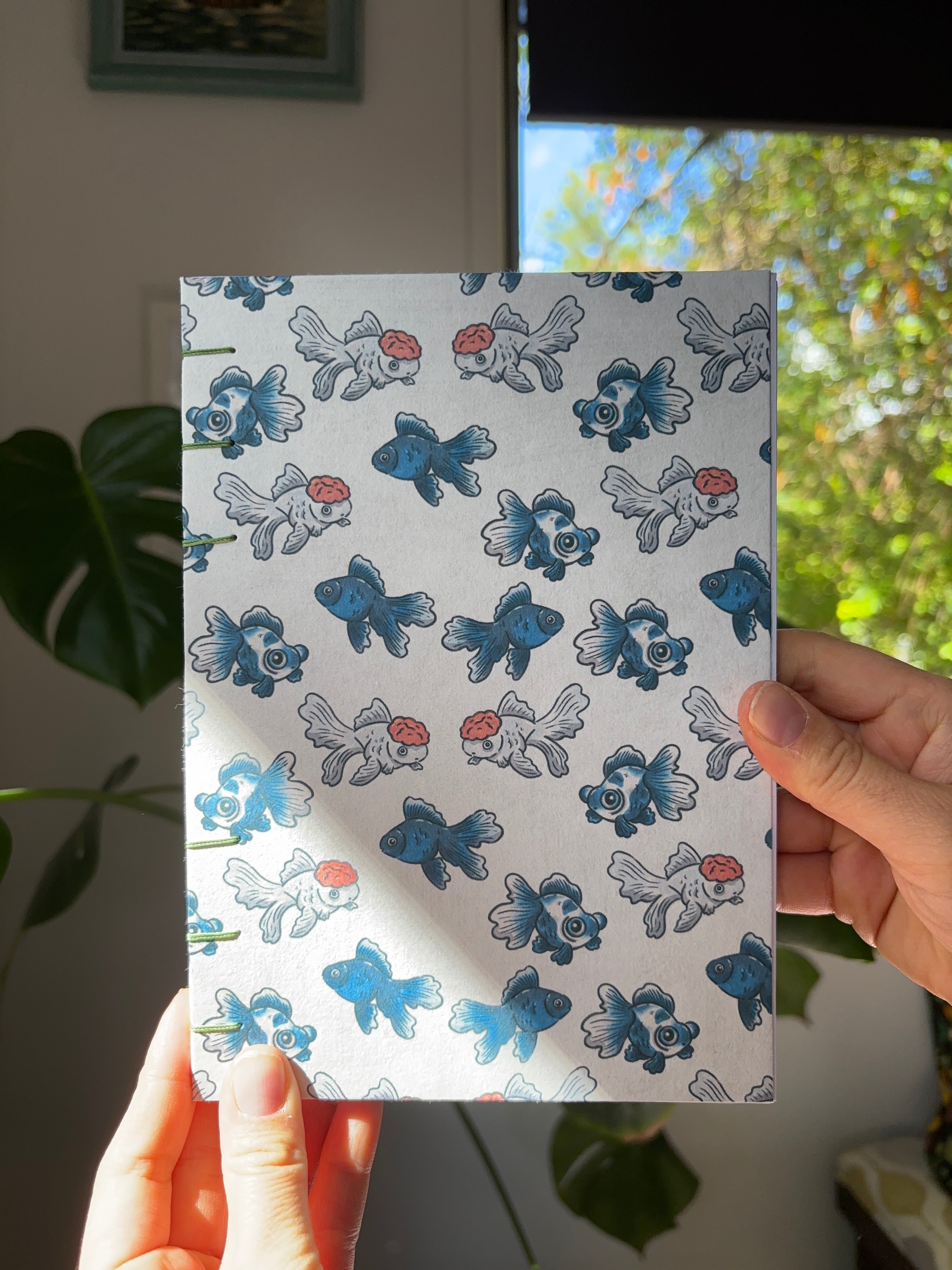 Handmade Goldfish Notebook