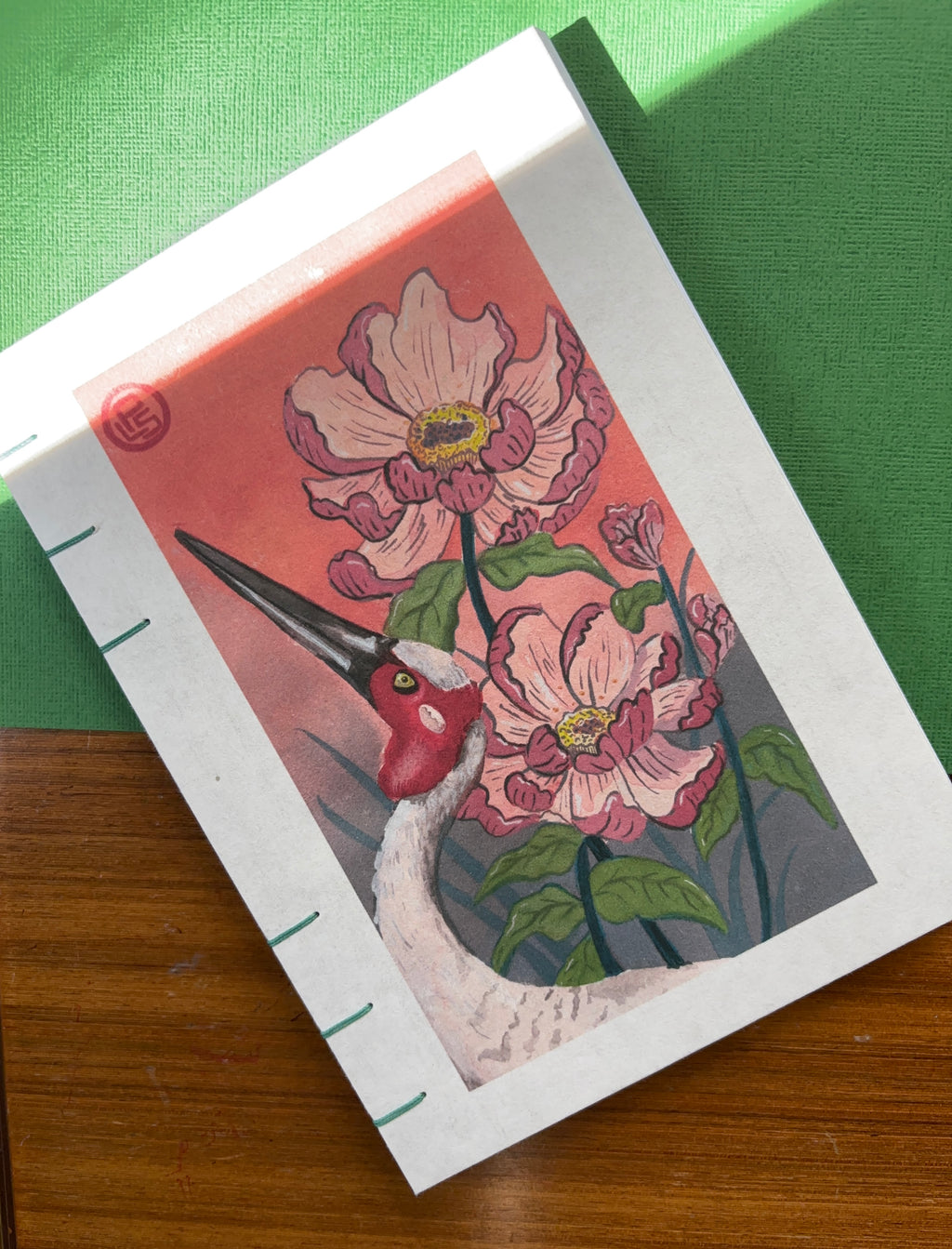 Handmade Brolga Notebook