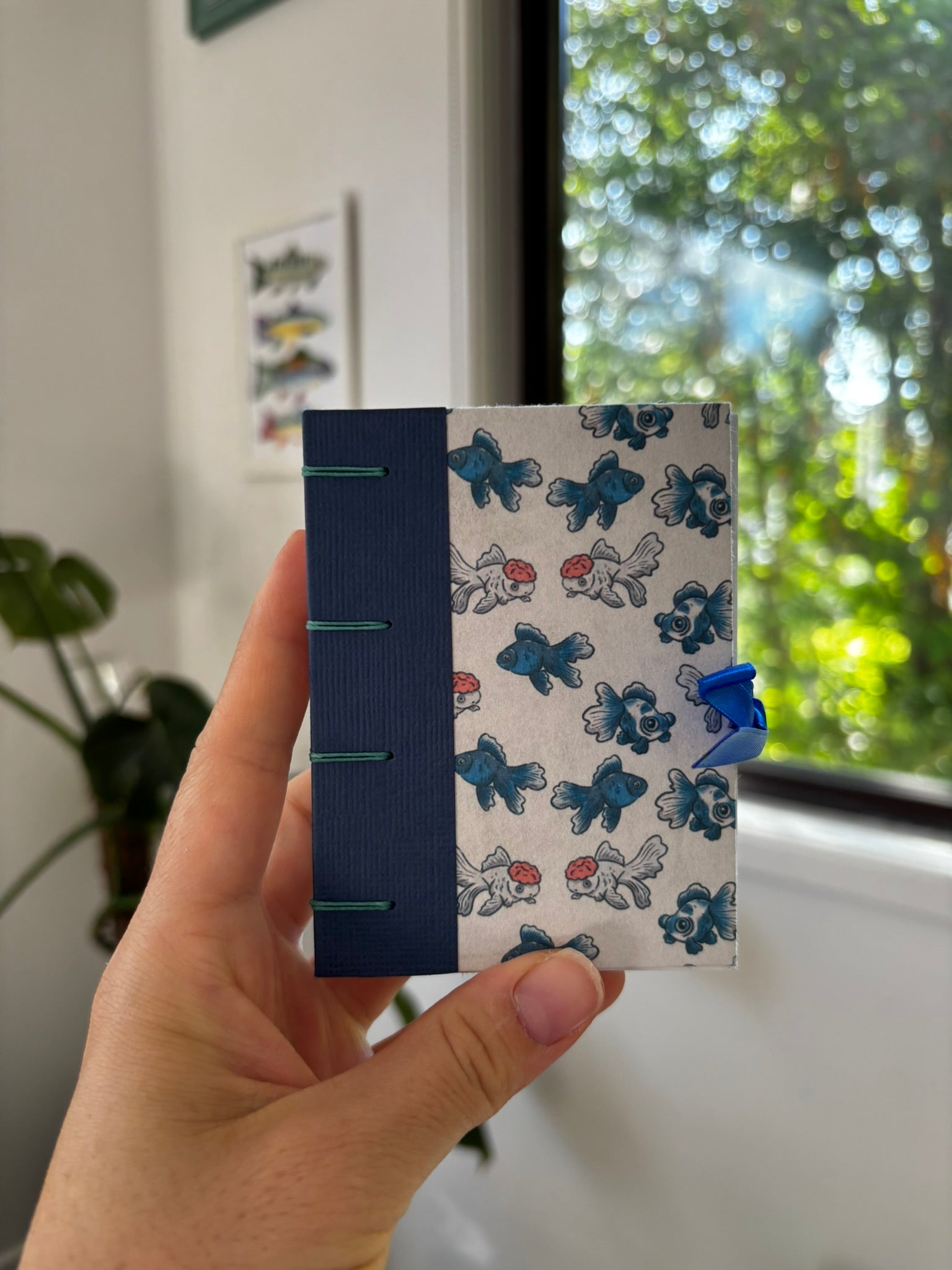 Mini mixed media sketchbook