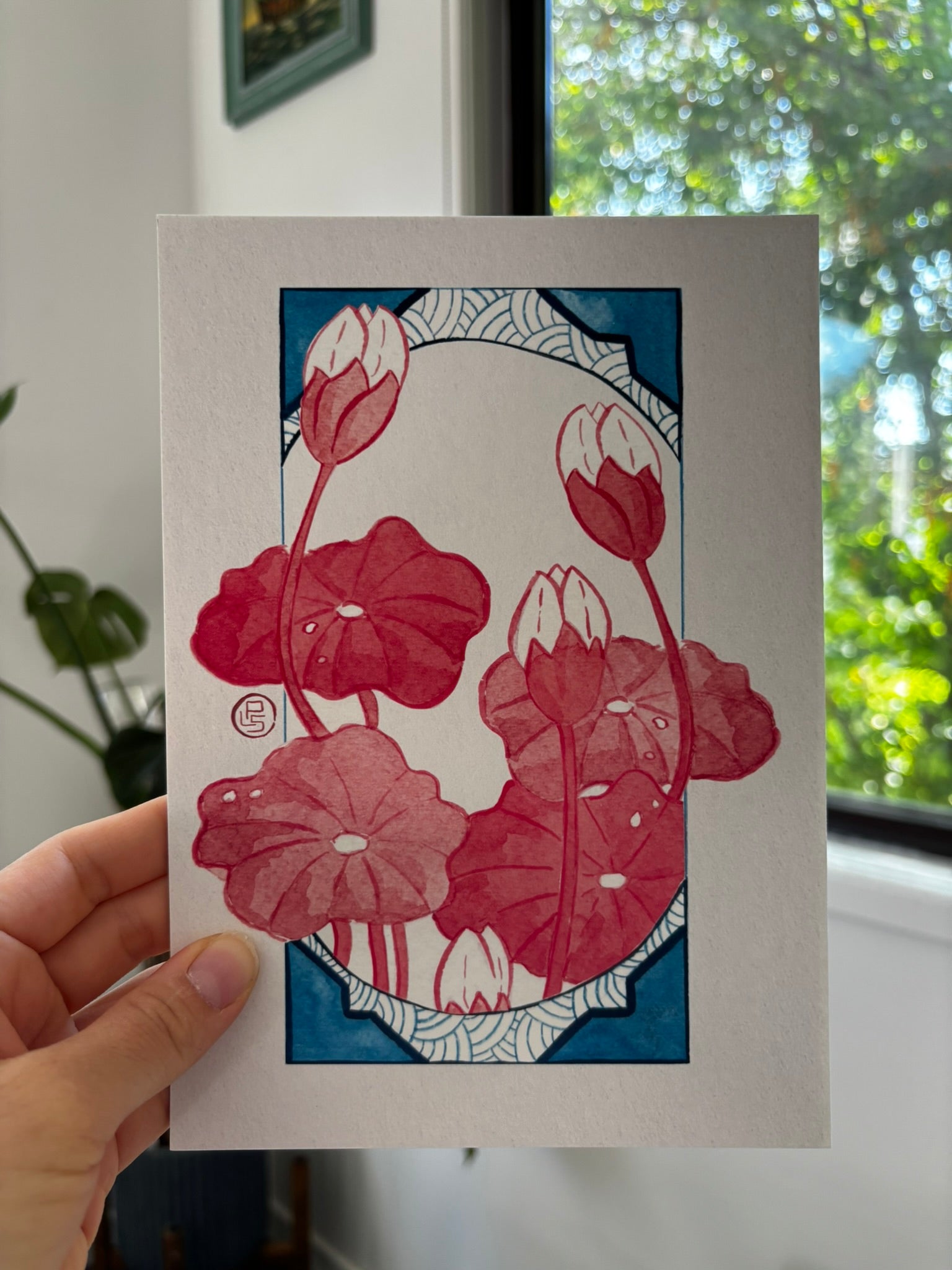 Lotus Flower Print