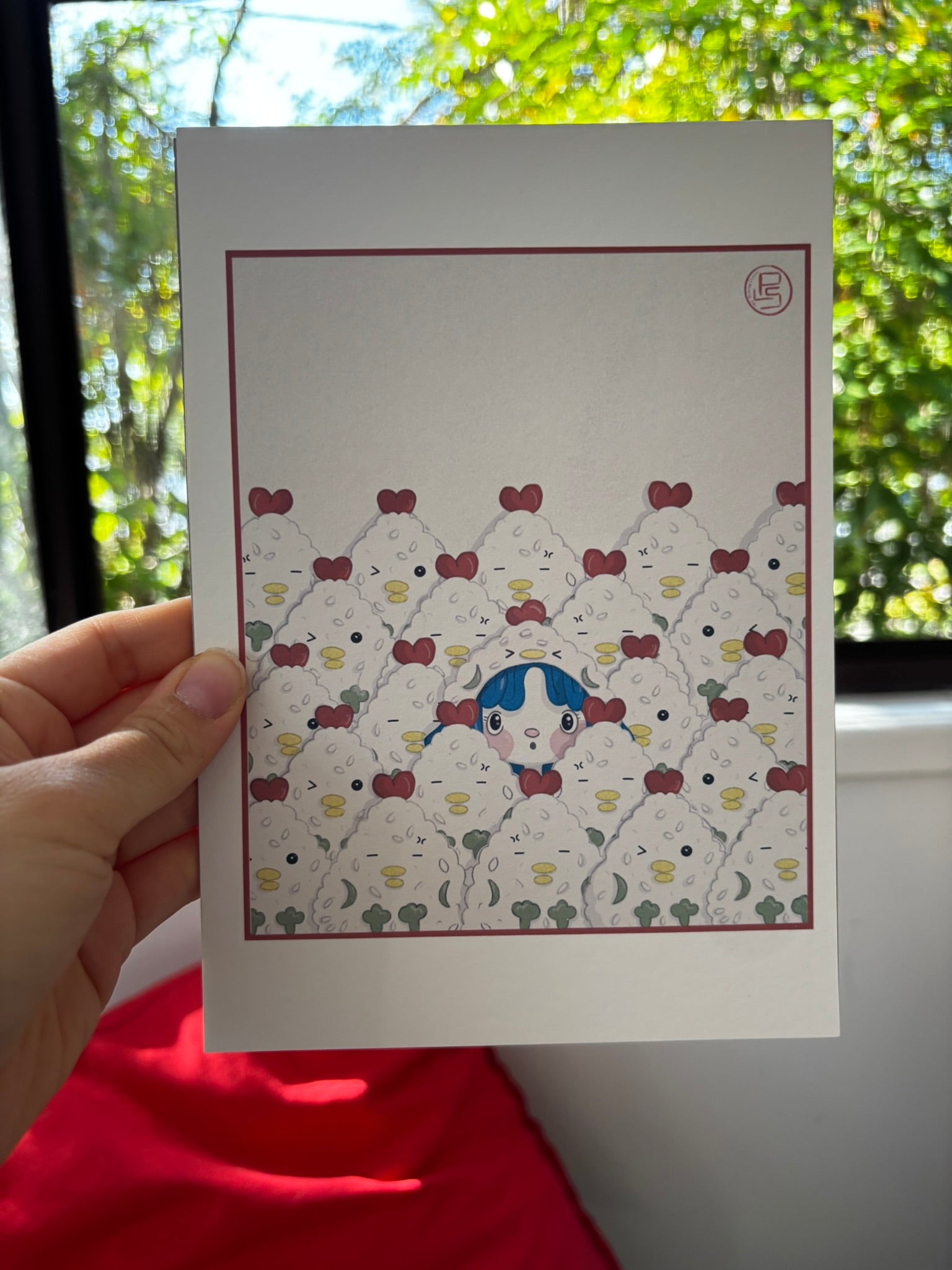 Onigiri Girl Print