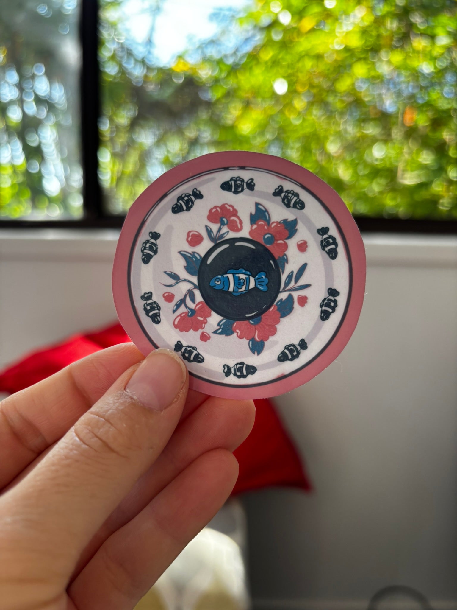 Ceramic Plate Sticker