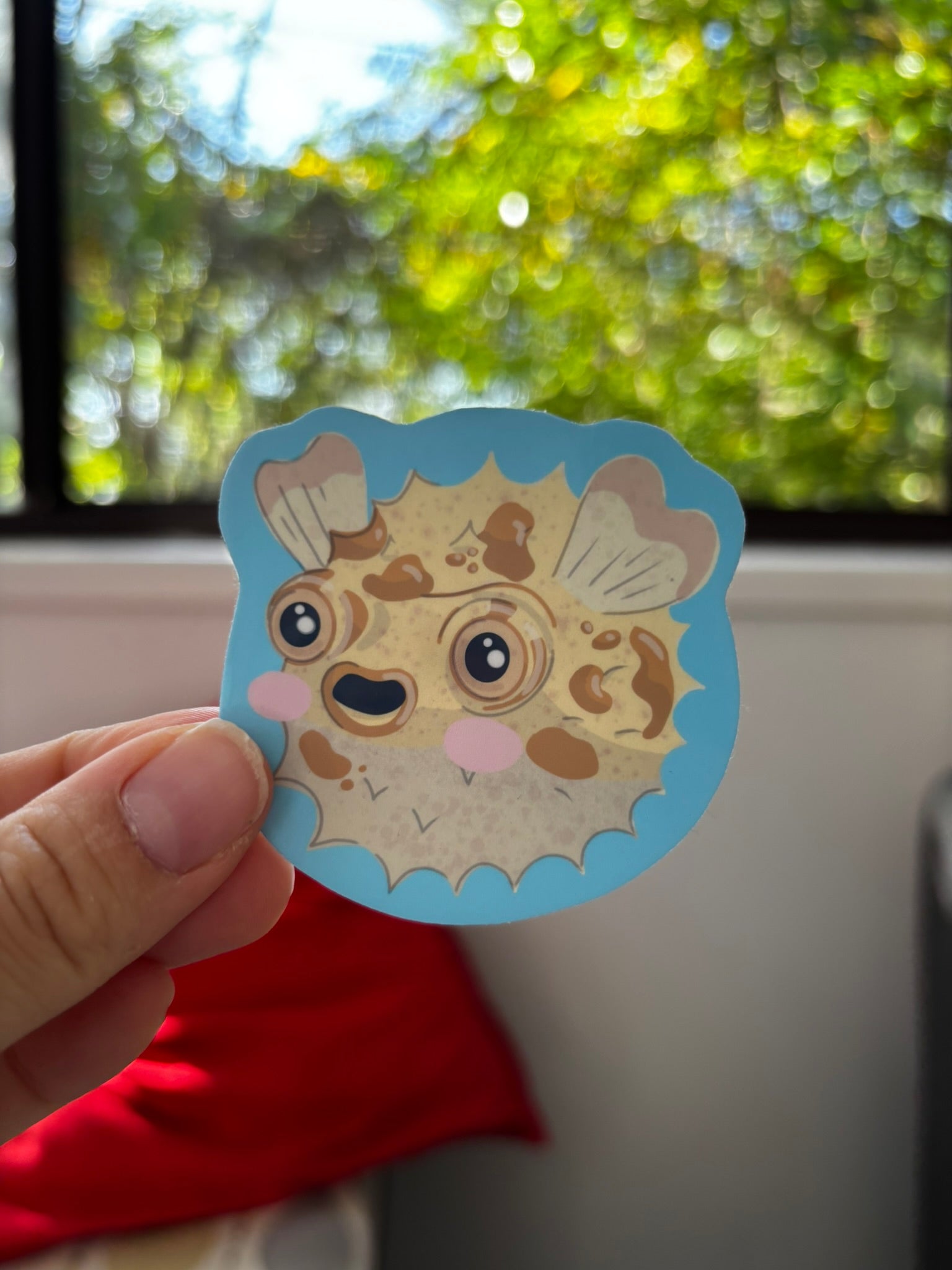 Puffer Fish Sticker