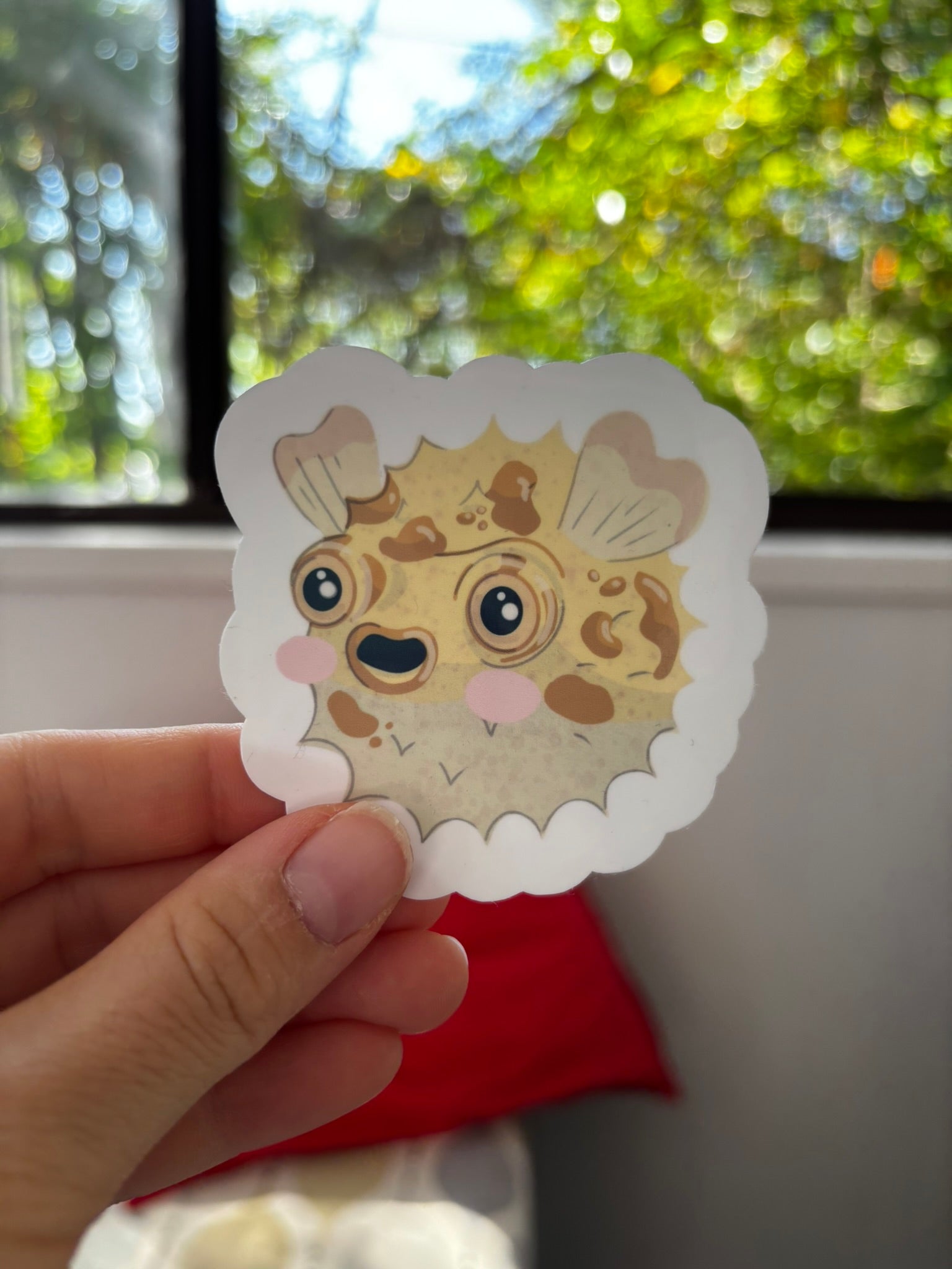 Puffer Fish Sticker