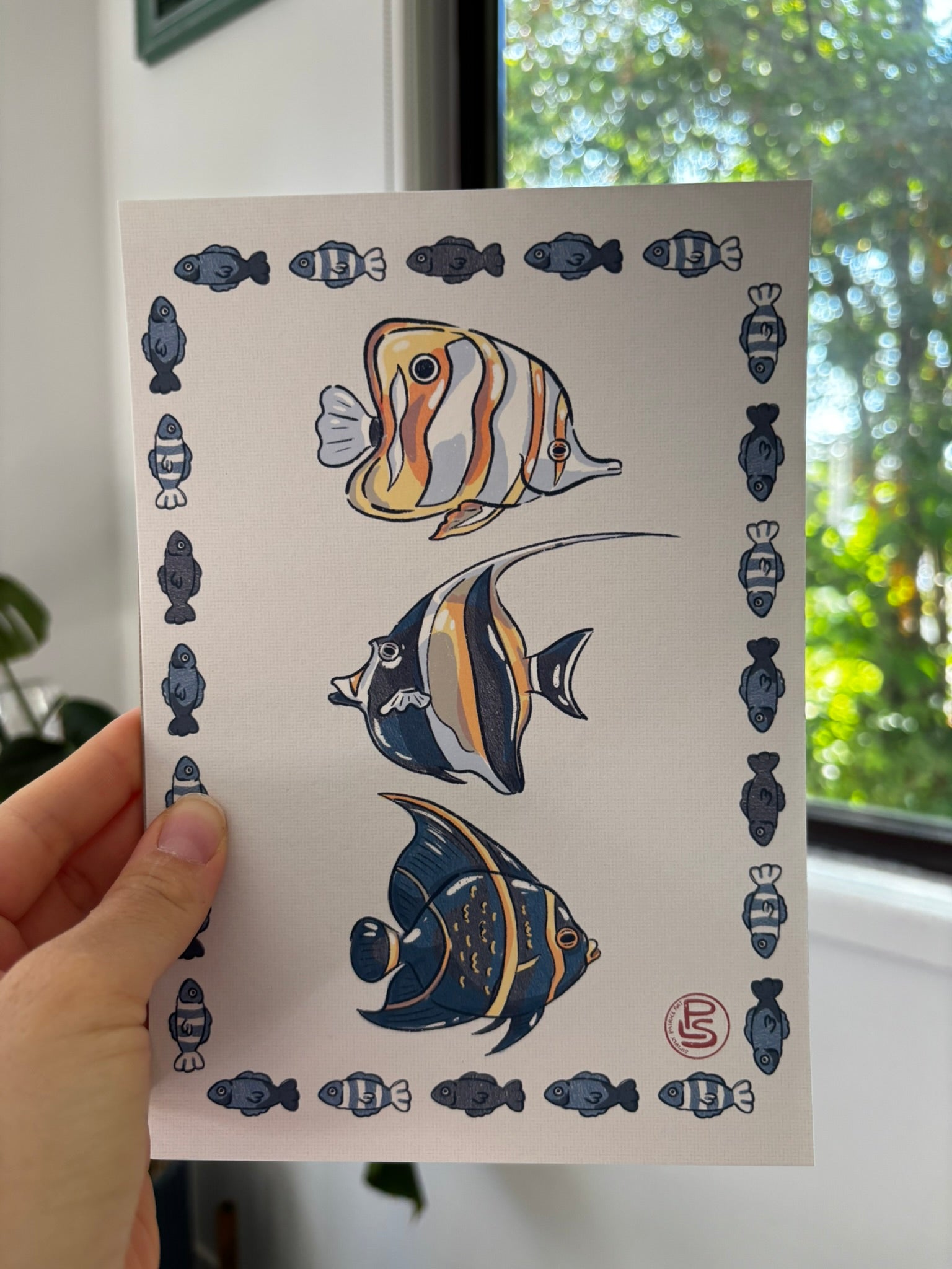 Tropical Fish Print